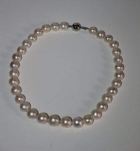 Collier Collier De Grosses Perles De Culture Crème 58 Facettes 101