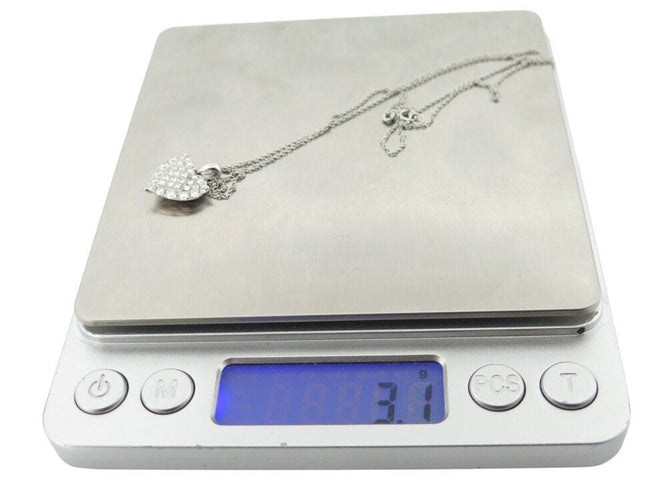 Collier collier BAGLIONI pendentif coeur serti 32 diamant 0.94ct 55 58 Facettes 268773