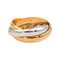 Bague 52 Cartier Bague Trinity Or rose, Or jaune, Or blanc 58 Facettes 4952741RV