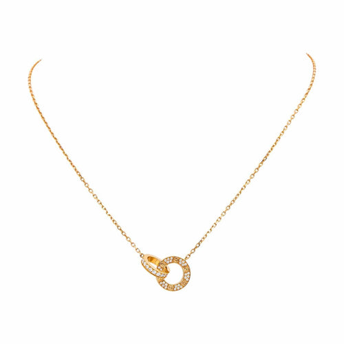 Collier Cartier Collier Love Or rose Diamant 58 Facettes 4944058RV