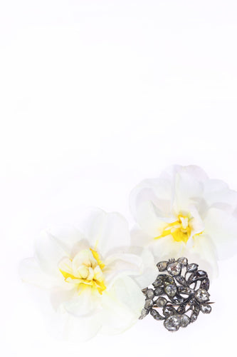 Broche Opulence du Vieux Monde : Broche baroque en diamant taille rose vers 1680 58 Facettes 22027-0087