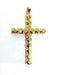 Pendentif Pendentif croix en or jaune 58 Facettes