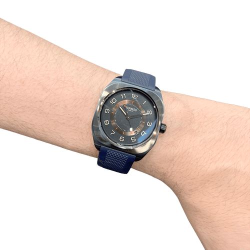 Montre Montre Hermès, "H08", titane, caoutchouc. 58 Facettes 34662