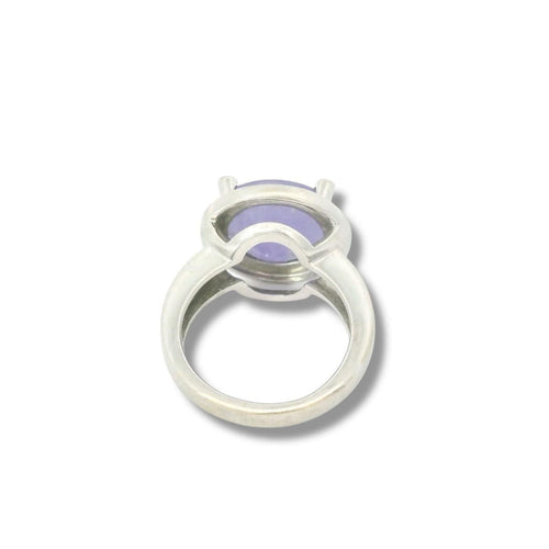 Bague POIRAY - Bague "filles Antik" or blanc, calcédoine, diamants 58 Facettes