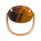 Bague 53 Ginette NY Bague Ever Tiger Eye Disc Ring Or rose Œil de tigre 58 Facettes 4970140RV