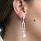 Boucles d'oreilles ART DÉCO' - BOUCLES D'OREILLES EN PLATINE - PERLES NATURELLES ET DIAMANTS 58 Facettes
