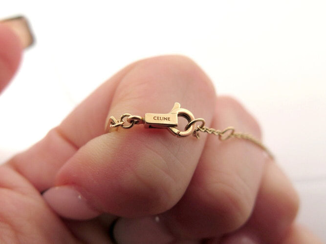 Bracelet bracelet CELINE line 460lq6gyd 15.5cm or jaune 18k diamants 0.06ct 58 Facettes 270278