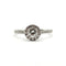 Bague 52 Bague or blanc sertie de diamants 58 Facettes