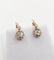Boucles d'oreilles Dormeuses antiques en or rose 18k et diamants taille rose 58 Facettes A06338
