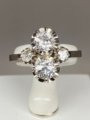 Bague Toi & Moi diamants vers 1930