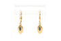 Boucles d'oreilles Boucles d'oreilles 1970 en or jaune serties de saphirs 58 Facettes B542