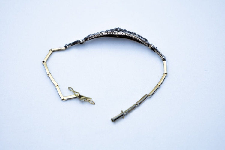 Bracelet Bracelet ancien Art Nouveau avec diamants, Scandinavie, début du XXe siècle 58 Facettes 10614