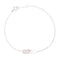 Bracelet Bracelet menottes diamant or blanc 58 Facettes
