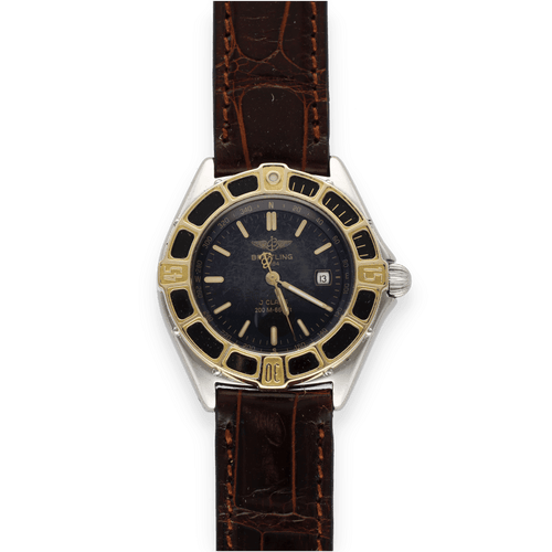 Montre Montre Breitling J Class Dame - Or jaune 18K & acier - Quartz - 30 mm - Vers 1995 58 Facettes FB10218