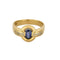Bague 65 Bague en or jaune, saphir et diamants 58 Facettes CHAL0855