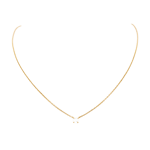 Collier Collier Cartier, "1895", or jaune, diamant 0,24 ct. 58 Facettes 34725