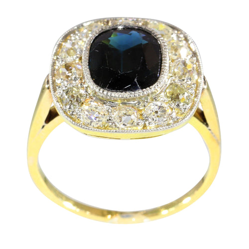 Bague 51 Charme du Vieux Monde : une bague vintage belge pour un lien intemporel 58 Facettes 18351-0023