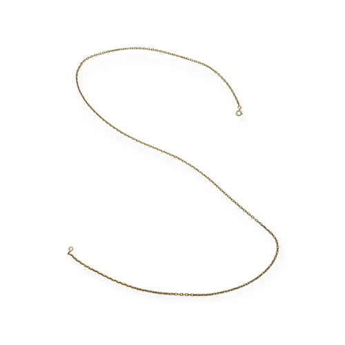 Collier Chaîne maille forçat en or jaune 58 Facettes 330080915