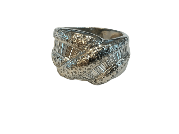 Bague 52 Bague Jonc Diamants 58 Facettes