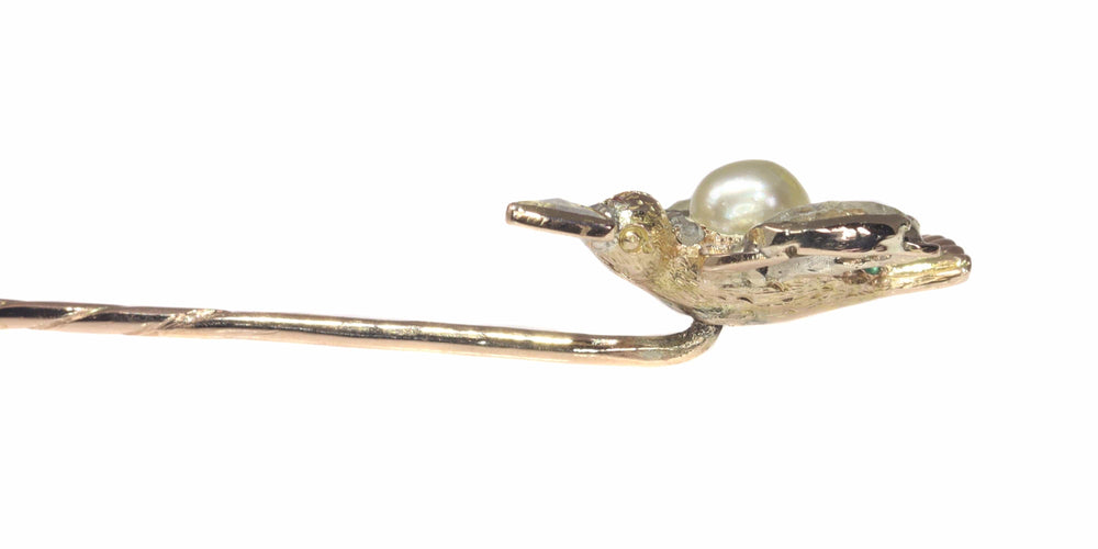 Broche La paix en bijoux : la broche pigeon baroque 58 Facettes 21340-0010