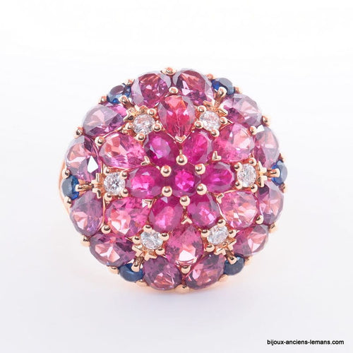 Bague 53 Bague tutti frutti or jaune 58 Facettes 4554