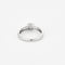 Bague 53 Bague solitaire en or blanc et diamants 58 Facettes GU294
