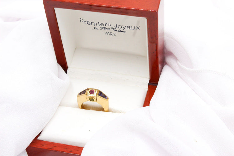Bague 53 Bague "Premiers Joyaux" or jaune 58 Facettes 250199