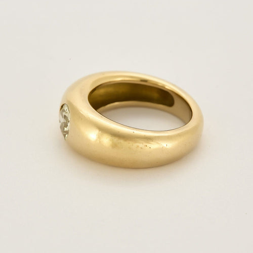 Bague 53 Bague en or jaune et diamant 58 Facettes CHA5709