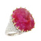 Bague 52 Délice de rubis vintage : bague Art déco avec rubis non traité de 13,5 ct 58 Facettes 17059-0258