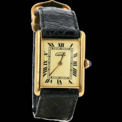 Montre Cartier Montre Tank Vermeil 58 Facettes MT43335