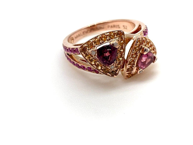 Bague 52 MAUBOUSSIN - Bague SUBTILE DUALITE or rose 58 Facettes M9094