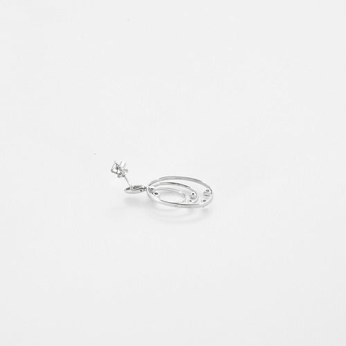 Boucles d'oreilles Boucles d'oreilles rondes avec diamants 58 Facettes 2599