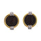 Boucles d'oreilles Boucles d’oreilles vintage en or jaune 18k et or blanc 18k, diamants 58 Facettes