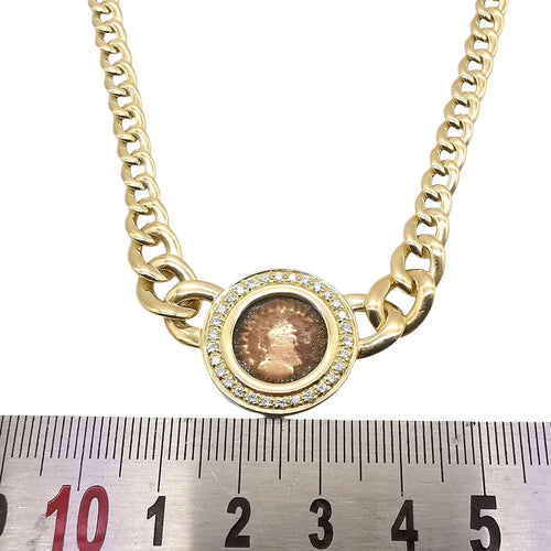 Collier Collier en or jaune et diamants 58 Facettes