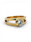 Bague 51 Solitaire en diamant or jaune 18 carats 58 Facettes