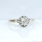 Bague 50.5 Bague solitaire en or 18 carats et platine sertie d’un diamant 0,50 carat environ 58 Facettes AB536