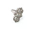 Bague 47 Bague en platine avec diamants 58 Facettes