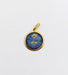 Pendentif AUGIS - Pendentif médaille d'amour or jaune  - L'Élégante Bleue Foncée 58 Facettes J10794X000