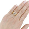 Bague 49 Bague "Tank" deux ors et diamants. 58 Facettes 35066