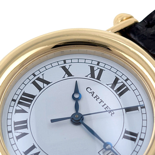 Montre Cartier Diabolo Date Large Cartier LC 18k Gold 58 Facettes