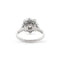 Bague Bague en or blanc avec un diamant central de 0,58 ct et des diamants d'accompagnement 58 Facettes 17694