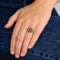 Bague 56.5 Bague Ancienne Fleur Diamants 58 Facettes