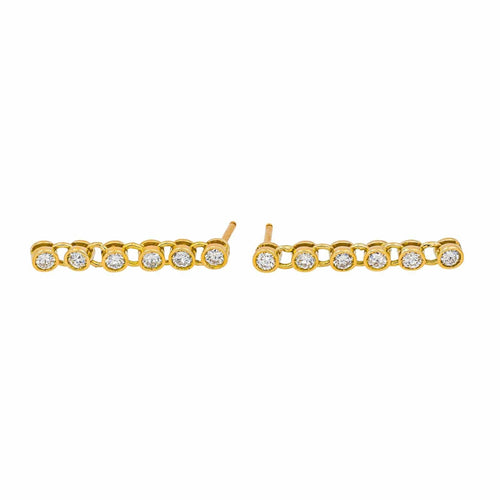 Boucles d'oreilles Boucles d'oreilles Pendantes Or jaune Diamant 58 Facettes 4608585CN