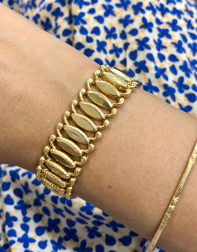 Bracelet Bracelet vintage or jaune 58 Facettes