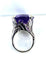 Bague 60 DIOR - Bague or blanc, grand modèle MISS DIOR, améthyste et diamants 58 Facettes AB638