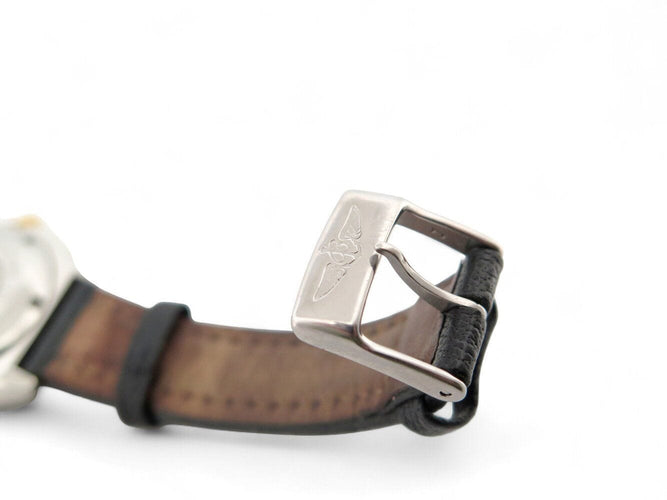 vintage montre BREITLING wings lady b67050 acier et or 30 mm +boite quartz 58 Facettes 269960