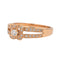 Bague 54 Mauboussin Bague Chance of love Or rose Diamant 58 Facettes 4098657RV