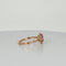 Bague 58 Bague en or rose avec améthyste ovale de 1,28 ct et saphirs blancs 58 Facettes 2508010