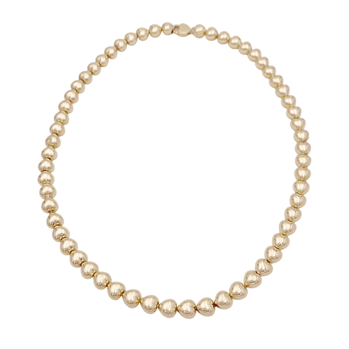 Collier Collier « Cœurs » or jaune. 58 Facettes 34555