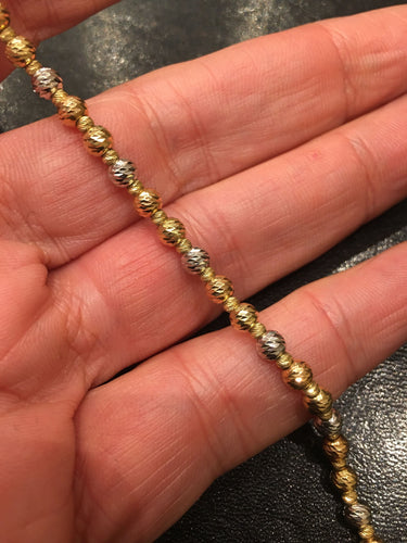 Bracelet 3 Ors 18 Carats 58 Facettes